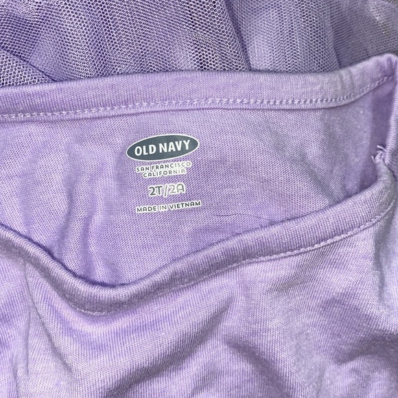 Old Navy purple tulle dress size 2T - Picture 3 of 3